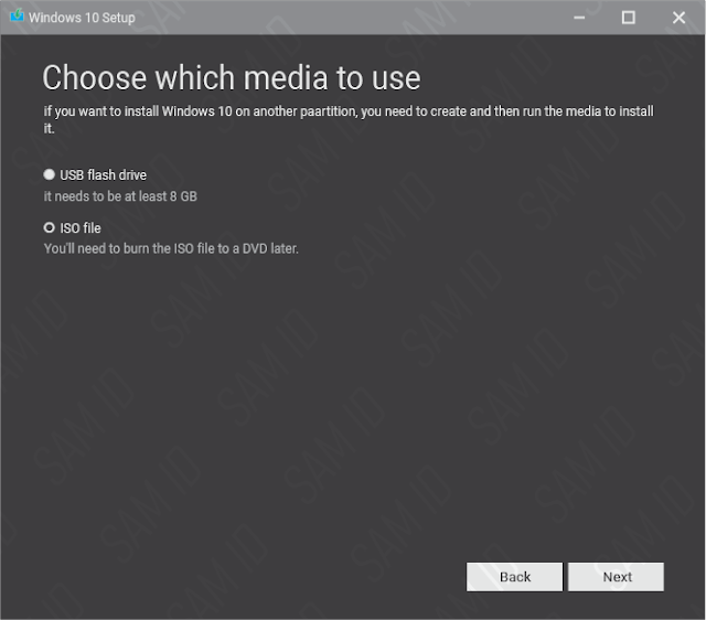 Download the Windows 10 update iso file Download the Windows 10 update iso file