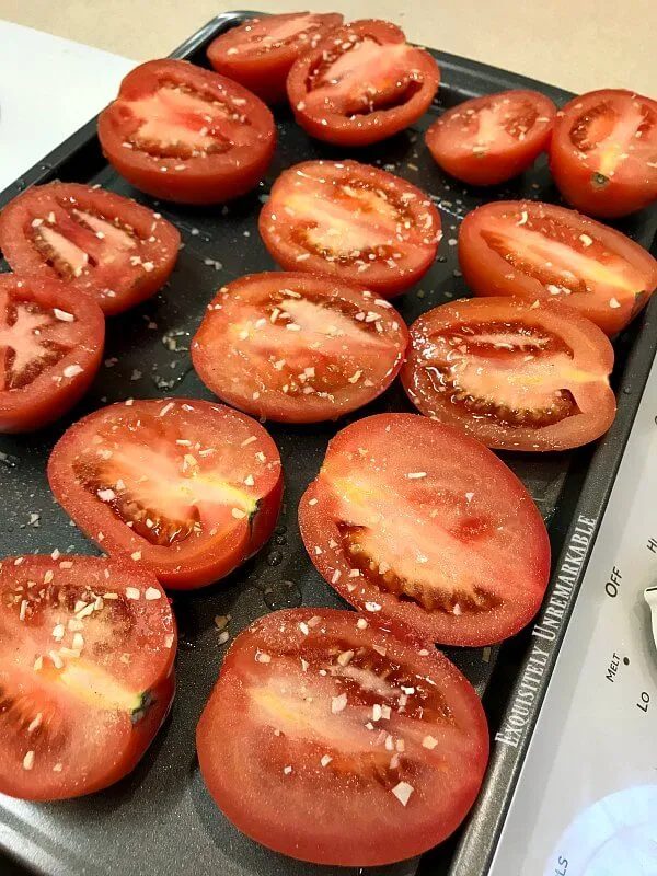 Baking Tomatoes For Homemade Sauce