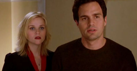 Elizabeth Masterson (Reese Witherspoon) y David Abbott (Mark Ruffalo) en Ojalá fuera cierto - Cine de Escritor Elizabeth Masterson (Reese Witherspoon) y David Abbott (Mark Ruffalo) en Ojalá fuera cierto - Cine de Escritor
