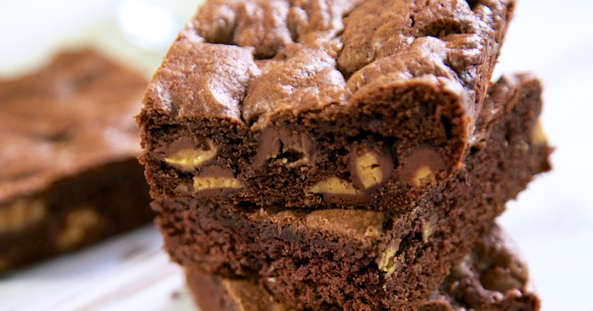 Cake Mix Peanut Butter Cup Brownies | Plain Chicken®