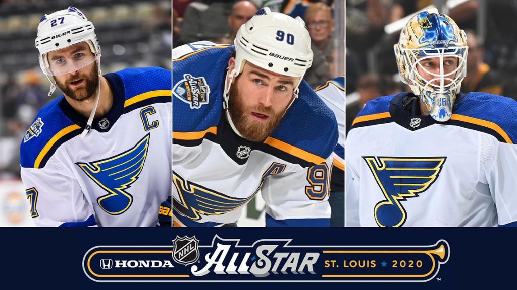 In The Slot Three players to represent Blues at AllStar Game in St. Louis
