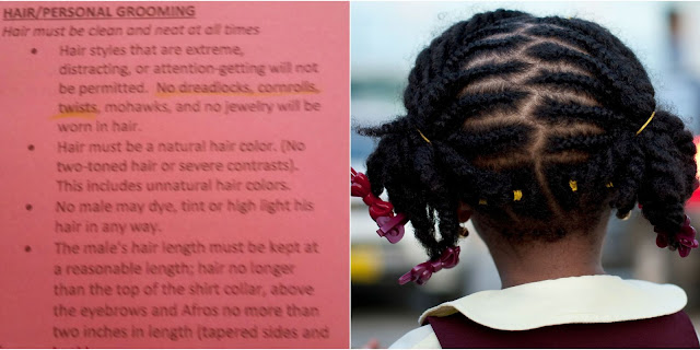 NATURAL HAIR UNDER FIRE IN THE SCHOOL SYSTEM