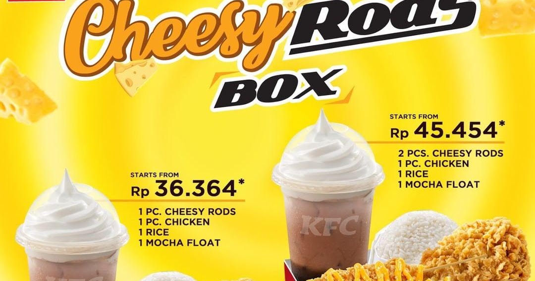 Promo KFC Menu Baru KFC Cheesy Rods Box Mulai Rp36.364 News And Talking