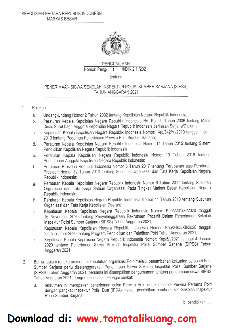 Download Soal Pendalaman Mental Kepribadian Polri Baru