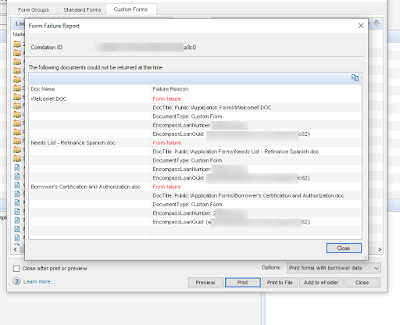 Final Error Dialog Final Error Dialog
