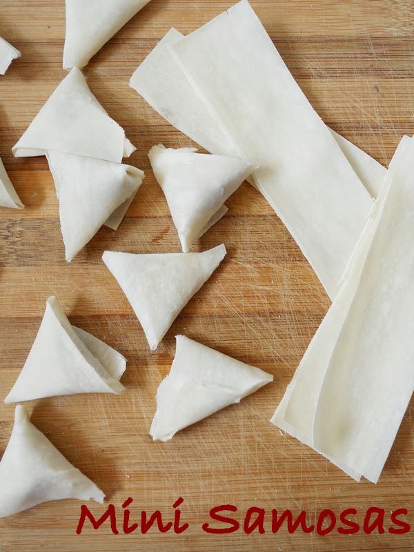How to make Mini Bitesize Samosa with Samosa Wrappers