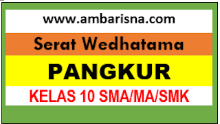 Serat Wedhatama Pupuh Pangkur Ambarisna Com