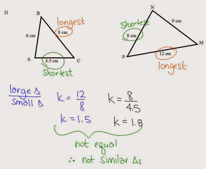 M^3 (Making Math Meaningful): MFM2P - Day 17 (Similar Triangles)