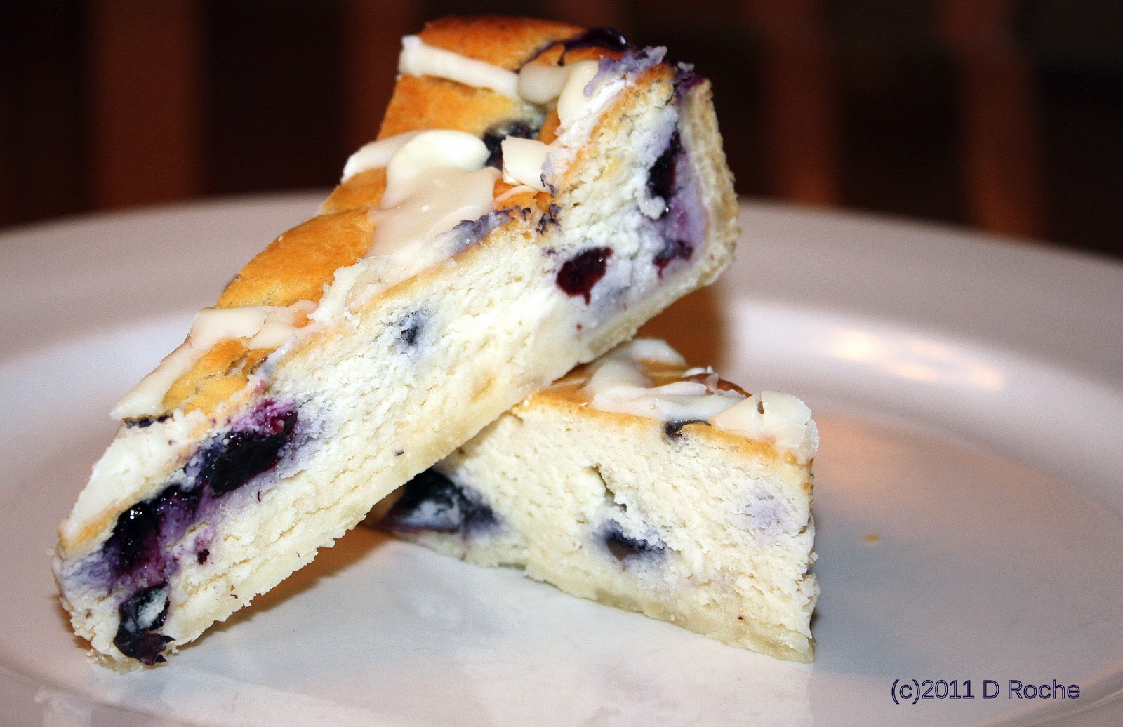 In the kitchen with Nick ...: Blueberry and White Chocolate Cheescake ...