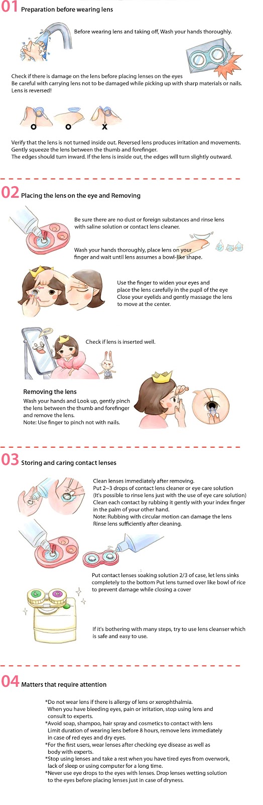 Safe Contact Lens PROTECT YOUR BEAUTIFUL EYES proper use of contact