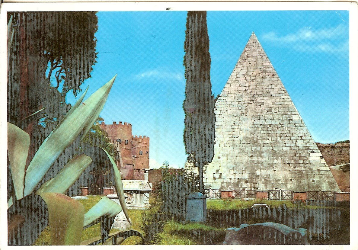 World Traveler Postcard: Cestius Pyramid
