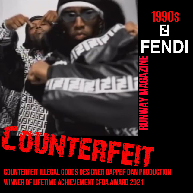 Counterfeit Illegal goods designer Dapper Dan Winner of lifetime achievement CFDA Award 2021