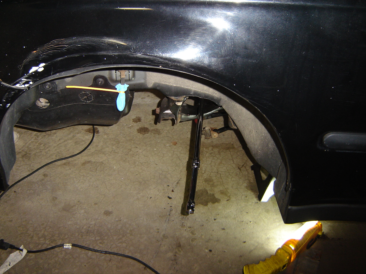 1998 Civic Hatchback Project: Removing the rack and RR Eng Mount Bolt