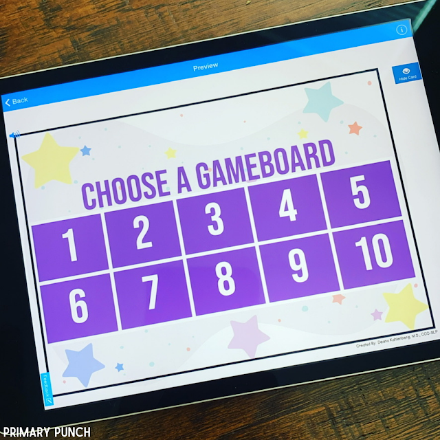 Boom Card Games Primary Punch