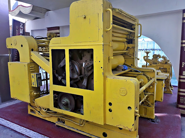 Printing press at  Book Museum cum Ethnology Center in Marikina