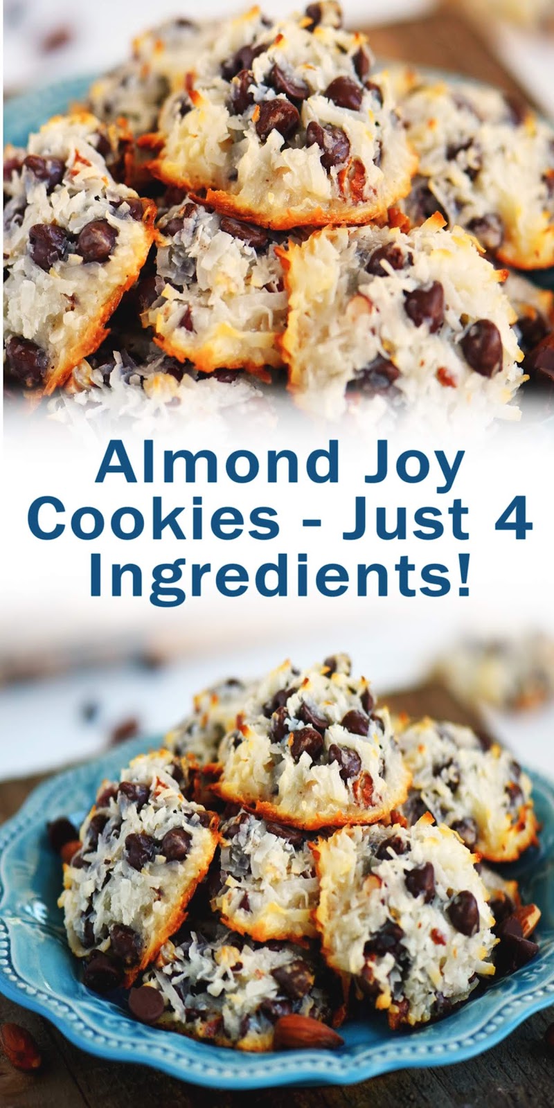 Almond Joy Cookies - Just 4 Ingredients!
