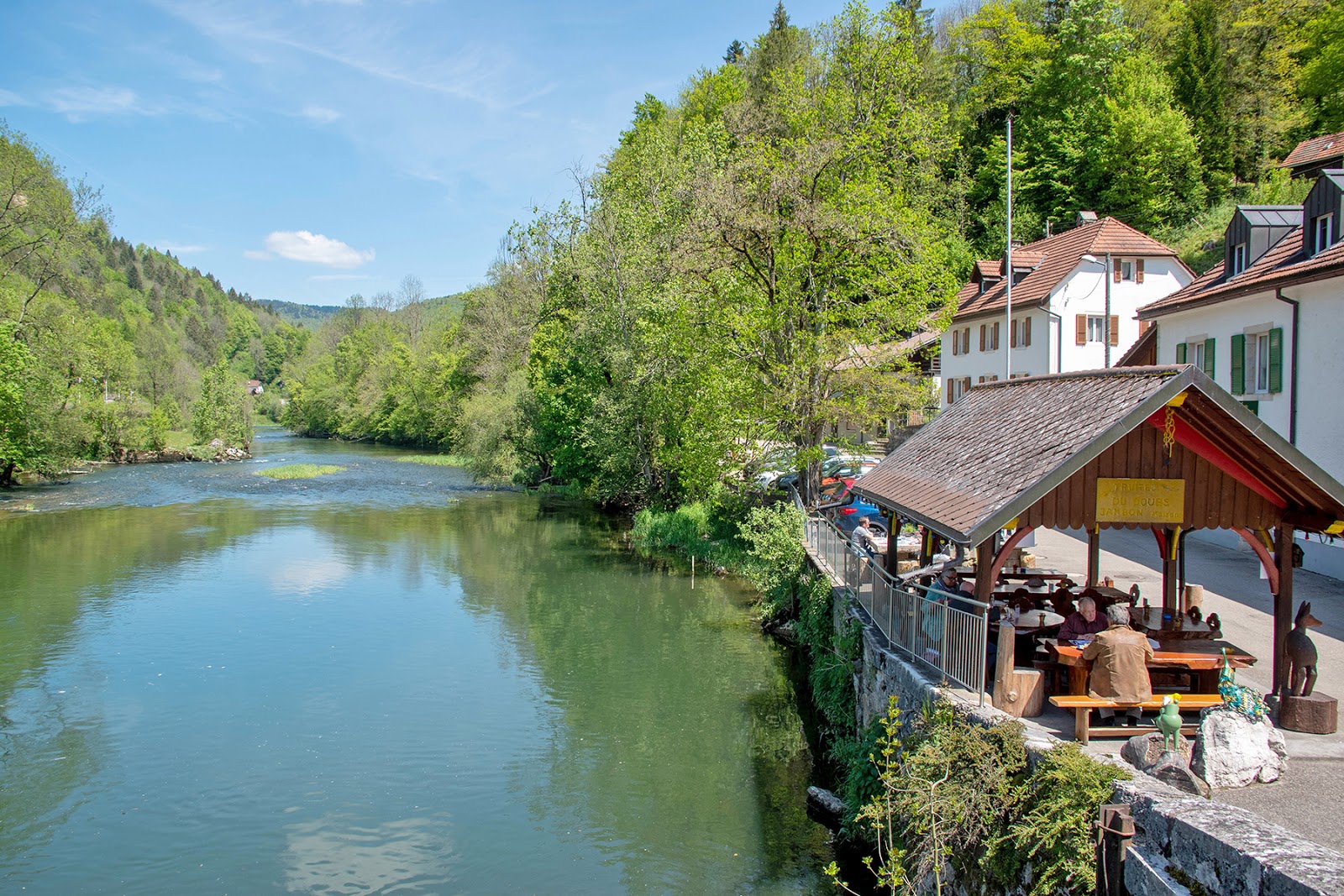 Wanderbare Suonen 2017 Doubs zum zweiten von Goumois nach Soubey