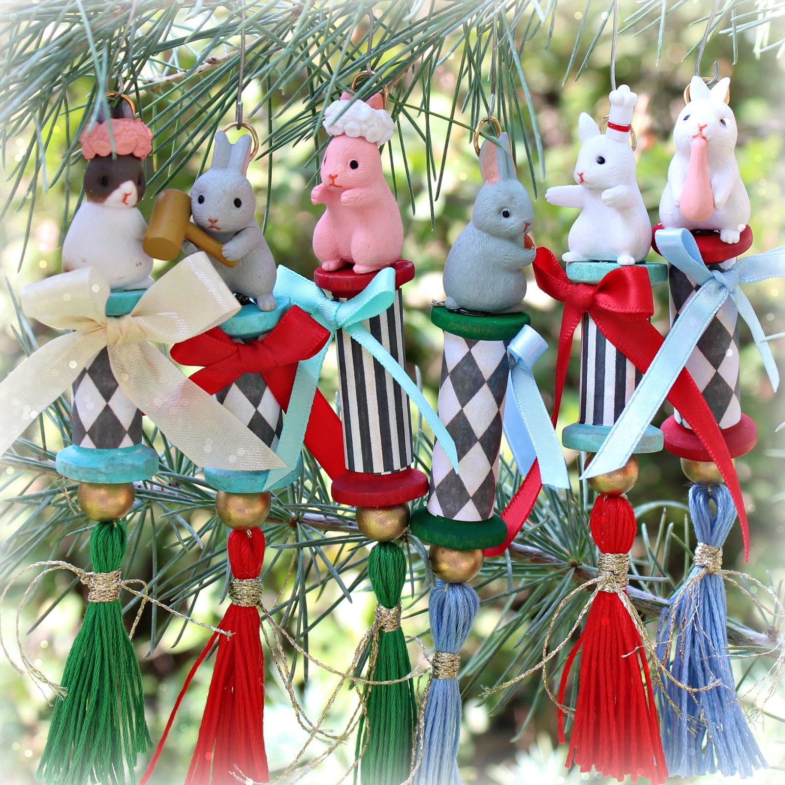 Mark Montano Peter Rabbit Christmas Ornaments