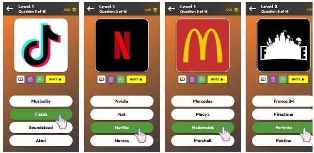 Answers for Quiz Logo Game 2021 - Level 2 (Kingim)