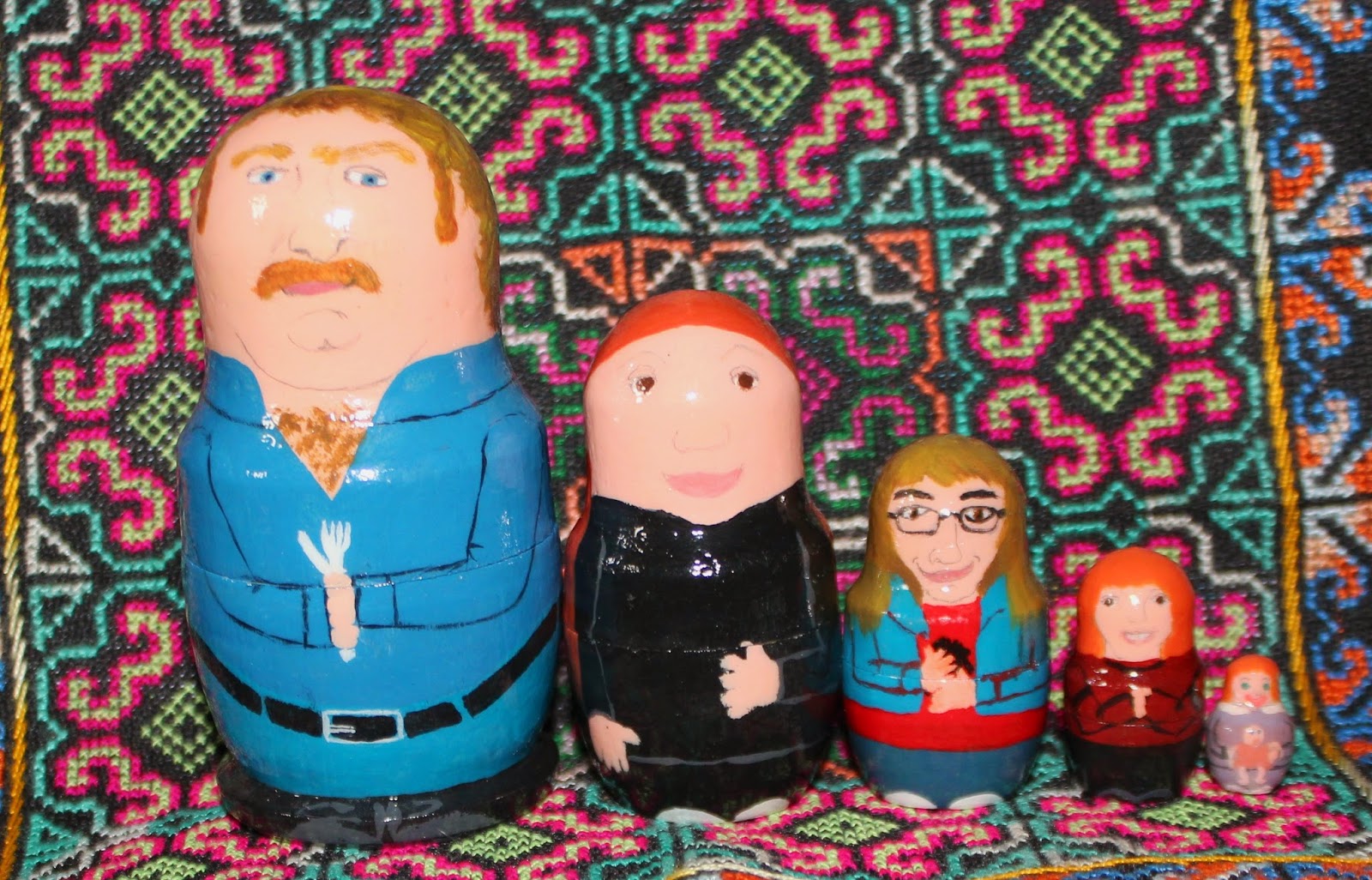 OF THE DOLLS DollADay 164 Nesting Dolls of My Own Making