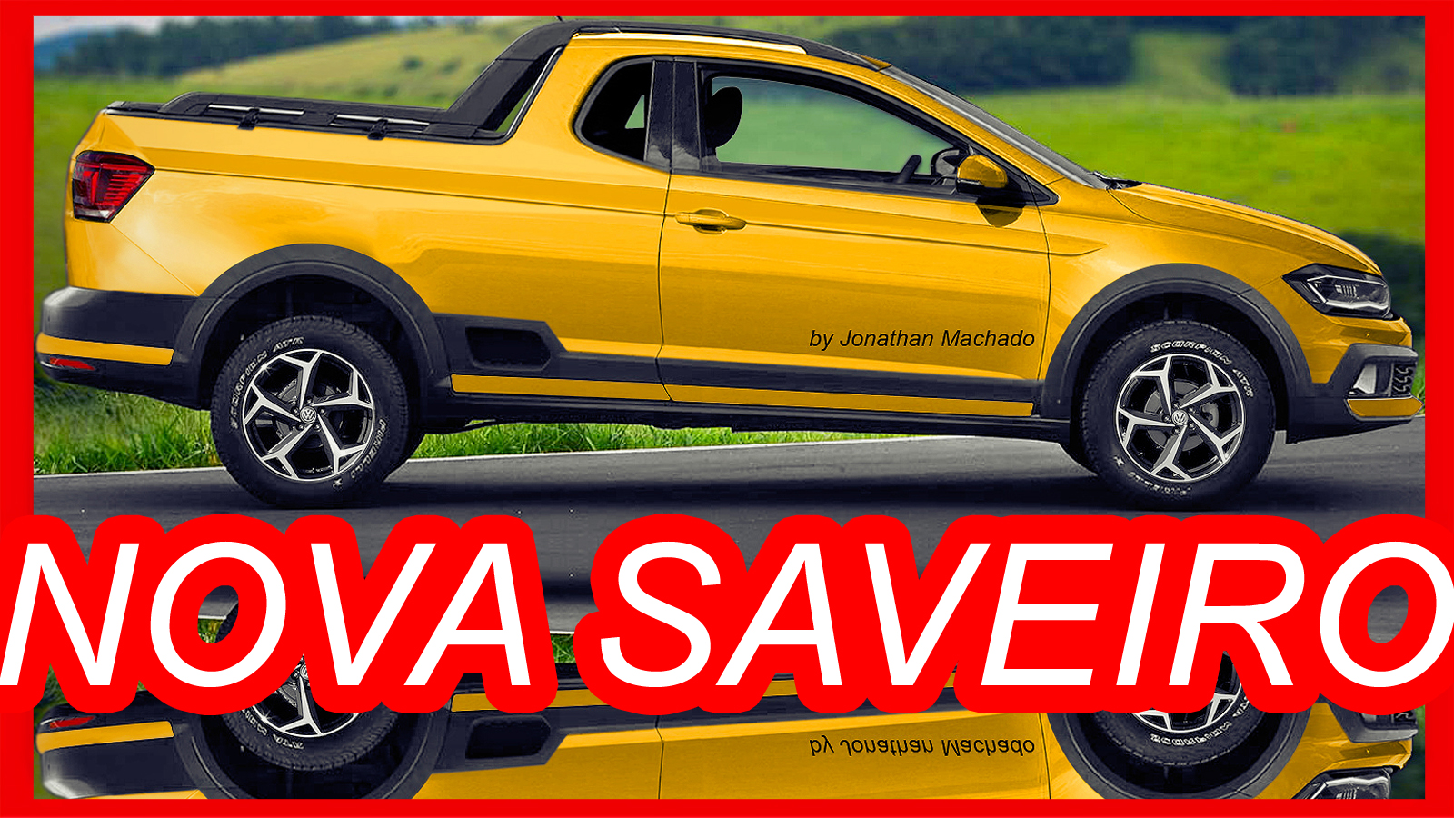 Carwp Photoshop Nova Volkswagen Saveiro 19 Polo Pickup All New Caddy