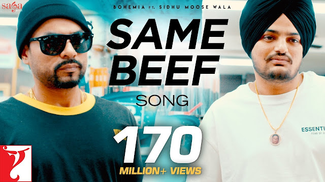 Same Beef Lyrics Punjabi  Sidhu Moose Wala  Bohemia 