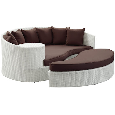 outdoor daybed with ottoman