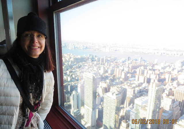 KN hat, Odd Molly knitwear View from Empire State Building New York