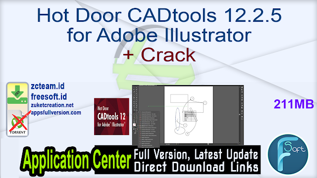 Hot Door CADtools 12.2.5 for Adobe Illustrator + Crack_ ZcTeam.id