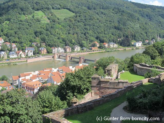 Staustufe Heidelberg am Neckar