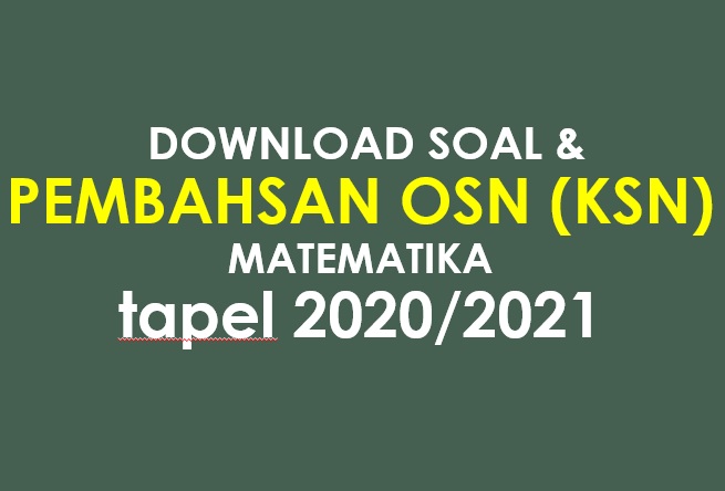 Contoh Soal Osn Sd 2021 Guru Galeri