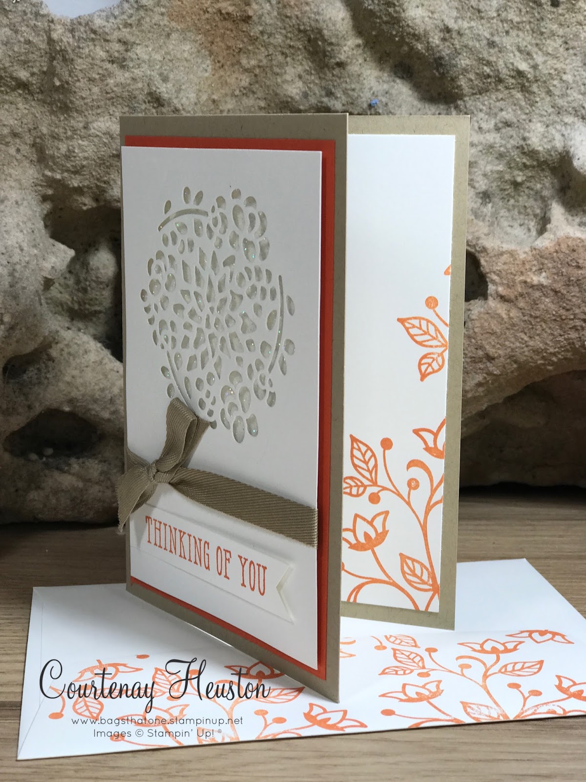 Bags That One! Window box thinking of you greeting card