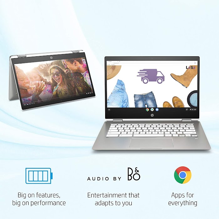 HP Chromebook X360 14-Inch HD Touchscreen Laptop