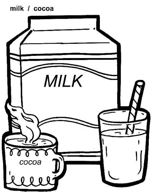 dairy coloring pages - photo #12