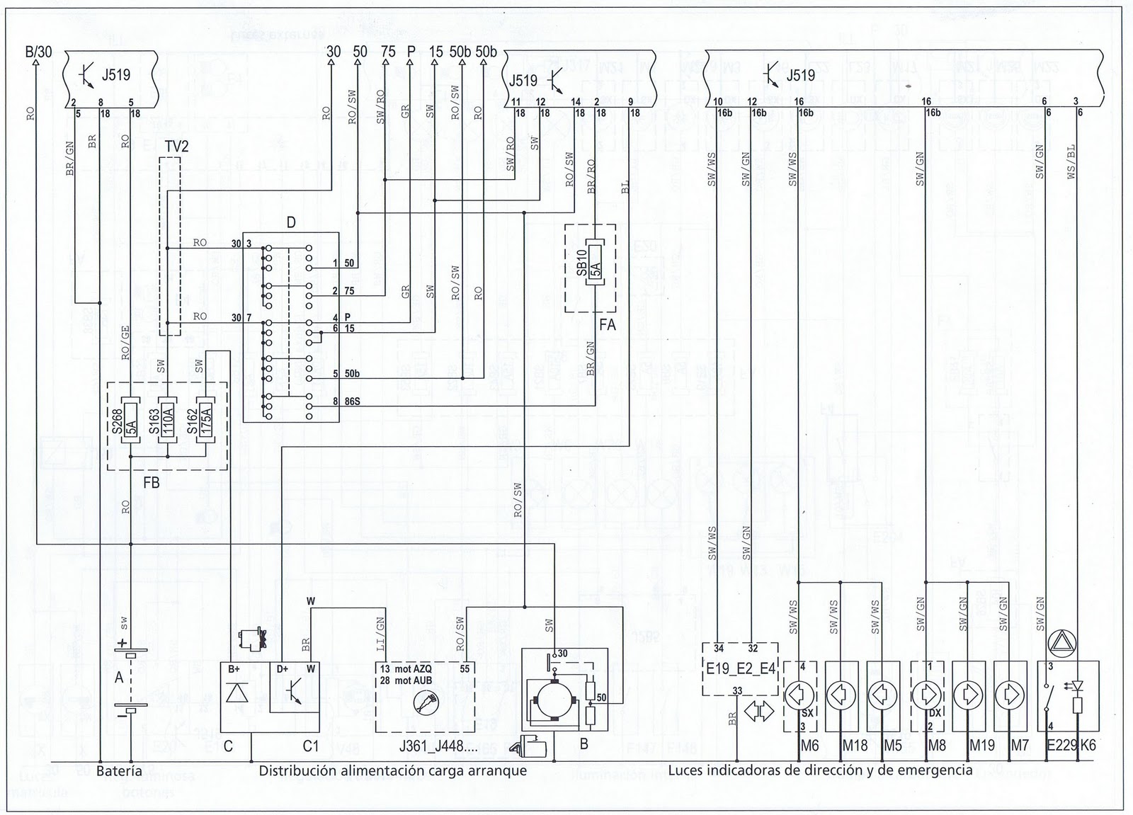 Pasión por la Técnica: CIRCUITO DE ARRANQUE, DE CARGA E INDICADORES