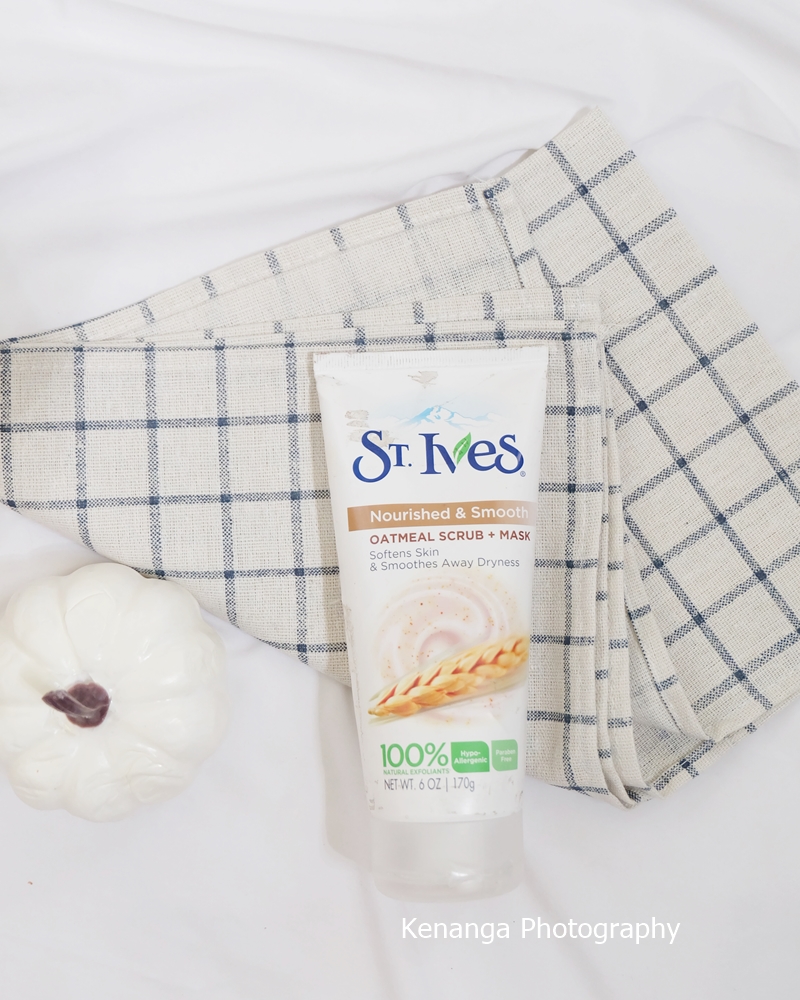 [Review] ST Ives Nourished and Smooth Oatmeal Scrub plus Mask