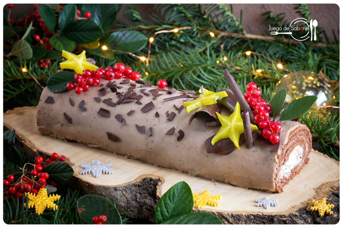 JUEGO DE SABORES : TRONCO DE NAVIDAD