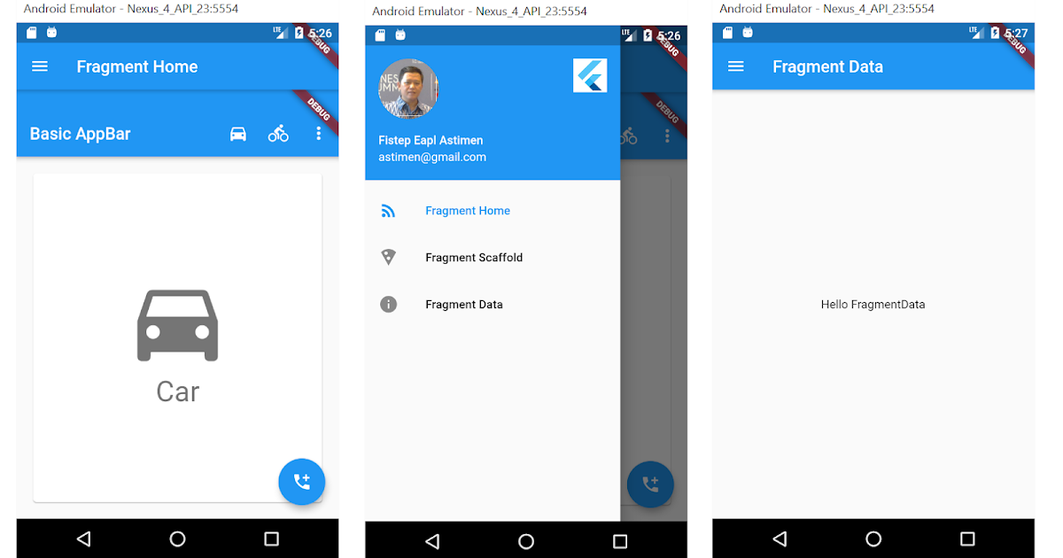 Fragment navigation