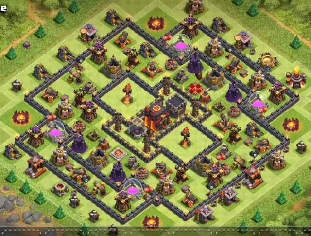 Base Town Hall 11 Clash of Clans Trophy