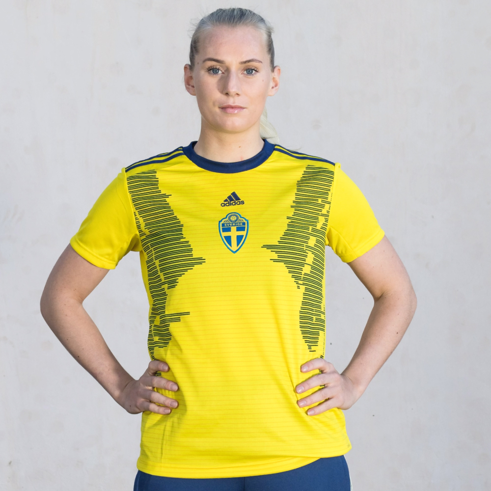 sweden women's soccer jersey