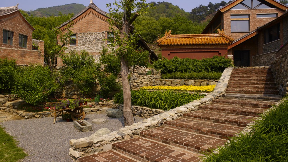 CHINESE VILLAGE HOMES Near GREAT WALL Revitalized as TOURIST STOPS