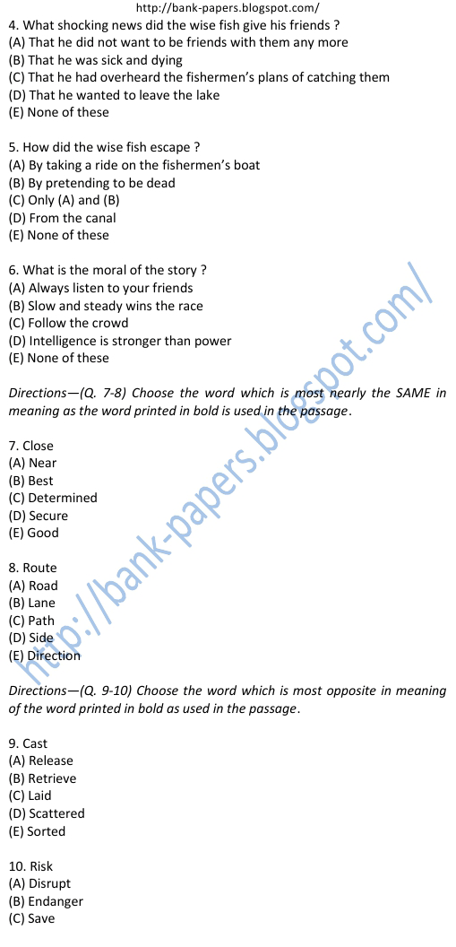 Corporation Bank Examination Question Papers