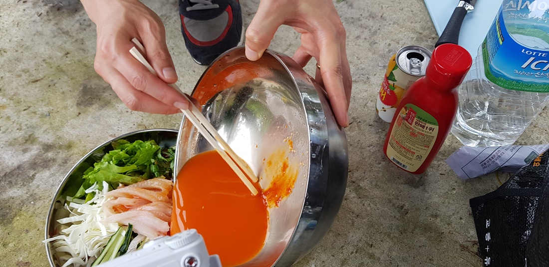 ManJ Entertainment Korea Style Cold Raw Fish Soup(Stingray)(가오리[간재미]물회)