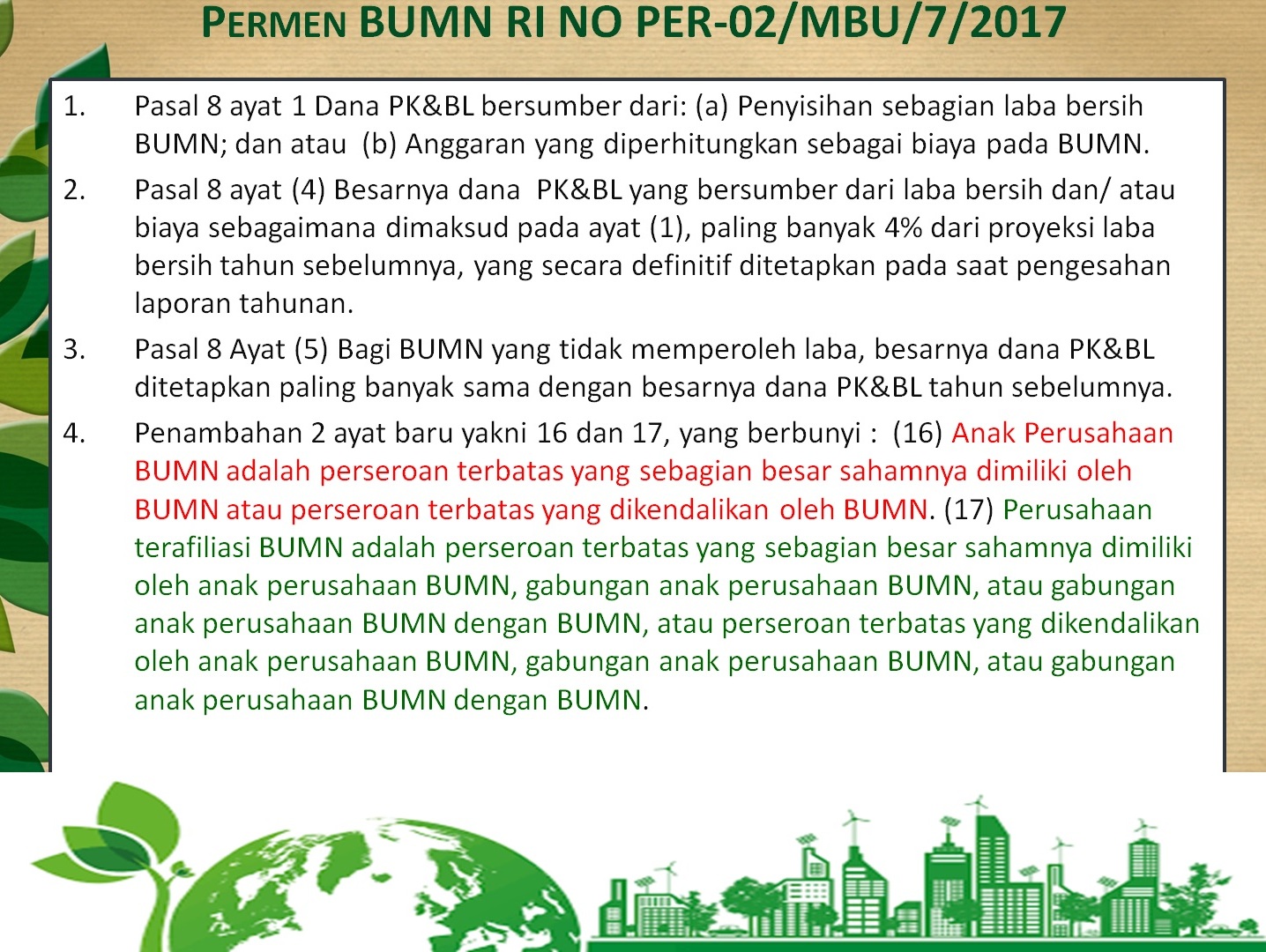 Point Penting Permen BUMN Tentang PKBL | Rahmatullah