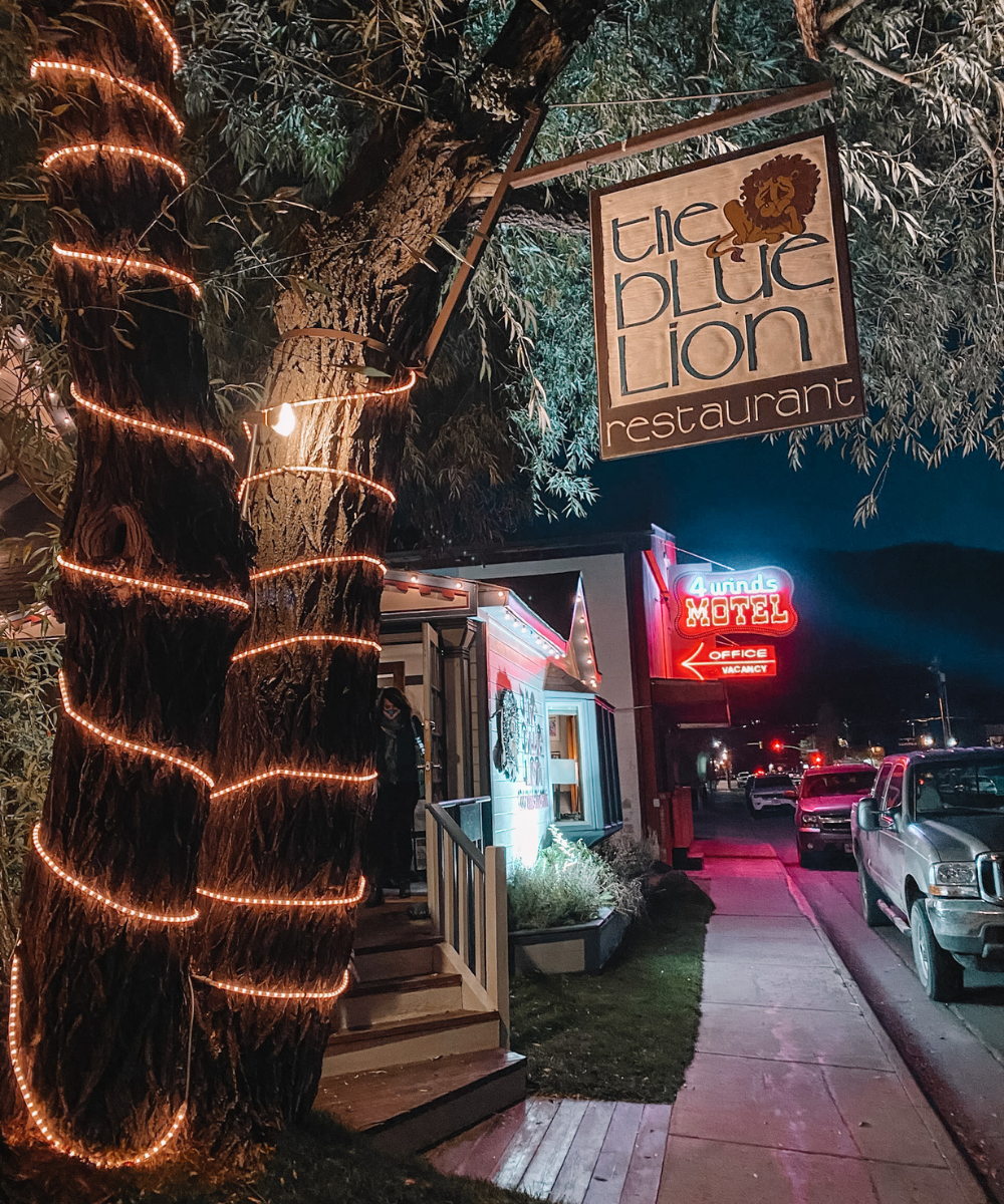 Blue Lion is a delicious, upscale dinner restaurant in Jackson Hole, Wyoming