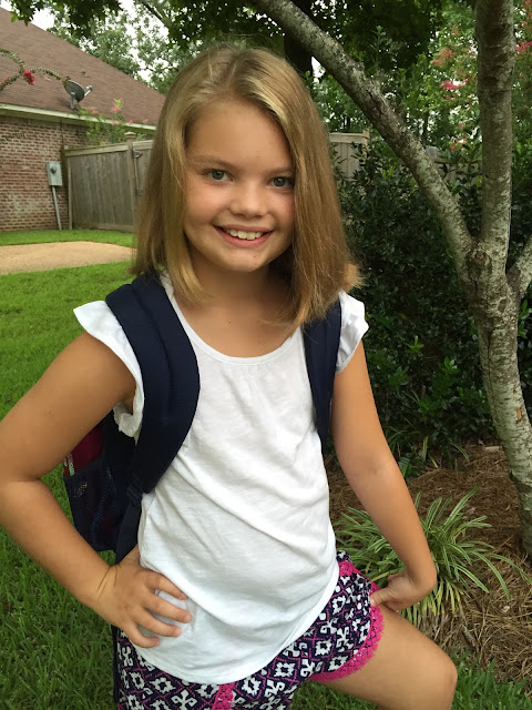 The Calvert Family: 1st Day of 4th Grade and Kindergarten...