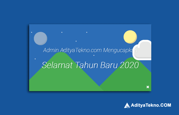 Cara Memasang PopUp Selamat Tahun Baru di Blog Cara Membuat PopUp Selamat Tahun Baru di Blog