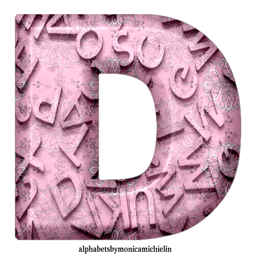 M. Michielin Alphabets: LETTERS SOFT PINK TEXTURE ALPHABET, NUMBERS AND ...