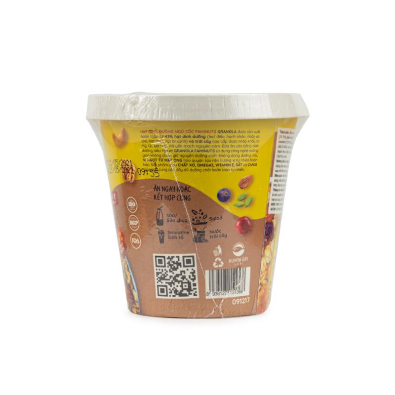 Hạt Dinh Dưỡng Ngũ Cốc Granola Faminuts Ly Giấy 42g
