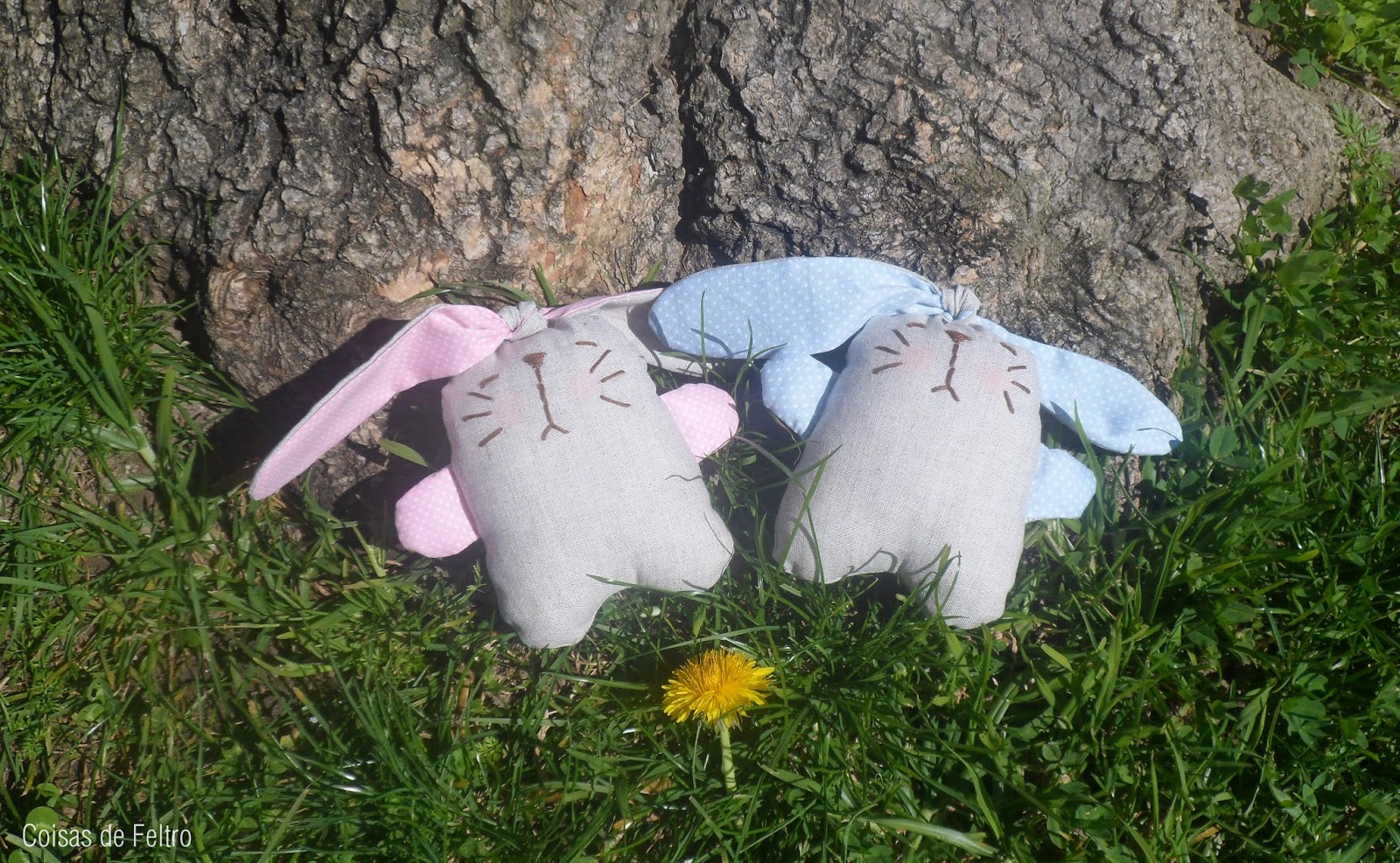 Costura criativa coelhos